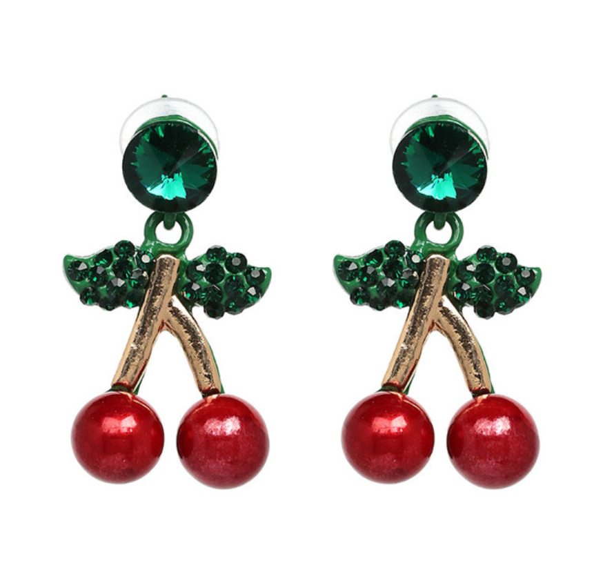 <tc>1960's</tc> Retro Earrings Crystal Jewelry