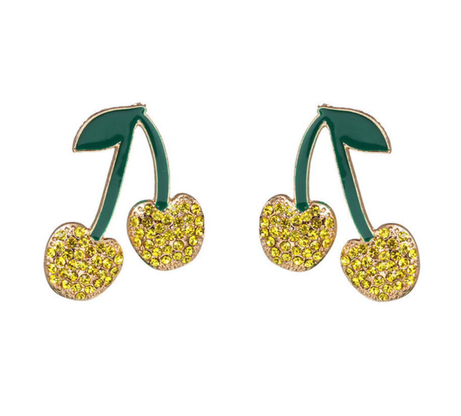 <tc>1960's</tc> Retro Earrings Crystal Jewelry