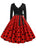 Années 50 Robe Évasée Rétro À Pois Lucille - Ma Penderie Vintage