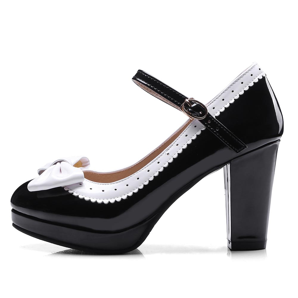 <tc>1950's</tc> Retro Pin Up Heeled Shoes