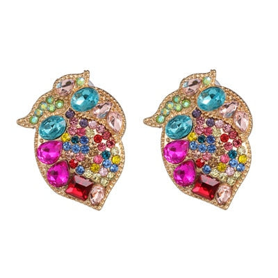 <tc>1960's</tc> Rhinestone Evening Earrings