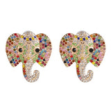 Années 60 Boucles d'Oreilles Soirée À Strass