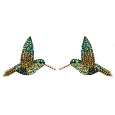 <tc>1960's</tc> Rhinestone Evening Earrings