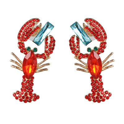 <tc>1960's</tc> Rhinestone Evening Earrings