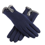 Années 40 Gants Fourrure Automne-Hiver Glamour