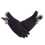 Années 40 Gants Fourrure Automne-Hiver Glamour