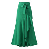 <tc>1950's</tc> Long Flamenco Ruffle Skirt