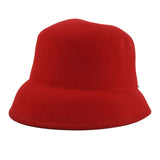 Années 60 Chapeau Cloche Rétro Fedora Rouge - Ma Penderie Vintage