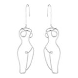 <tc>Años 60</tc> Pendientes cuerpo Picasso