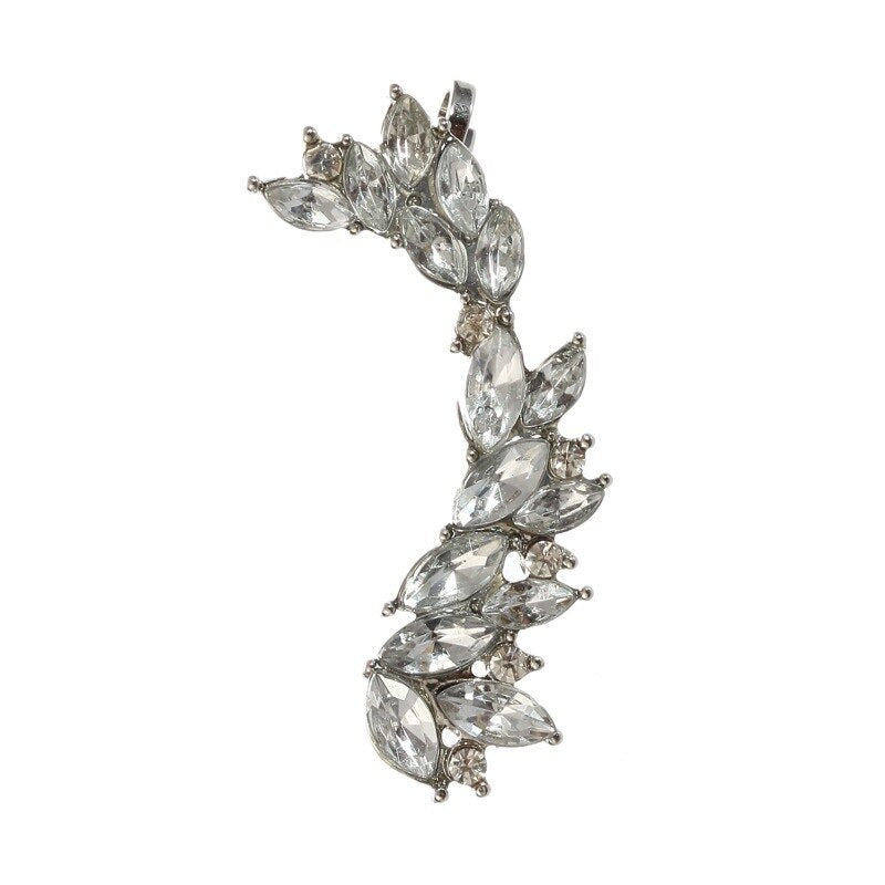 <tc>1950's</tc> Retro Rhinestone Climbing Earrings