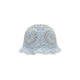 Années 20 Chapeau Cloche Crochet Rétro Bleu - Ma Penderie Vintage