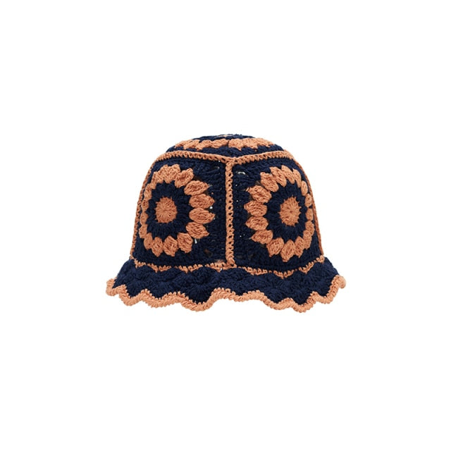 Années 20 Chapeau Cloche Crochet Rétro Marine - Ma Penderie Vintage