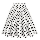 <tc>1950's</tc> Pin Up Polka Dot Circle Skirt