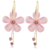 <tc>1960's</tc> Flower Hoop Earrings