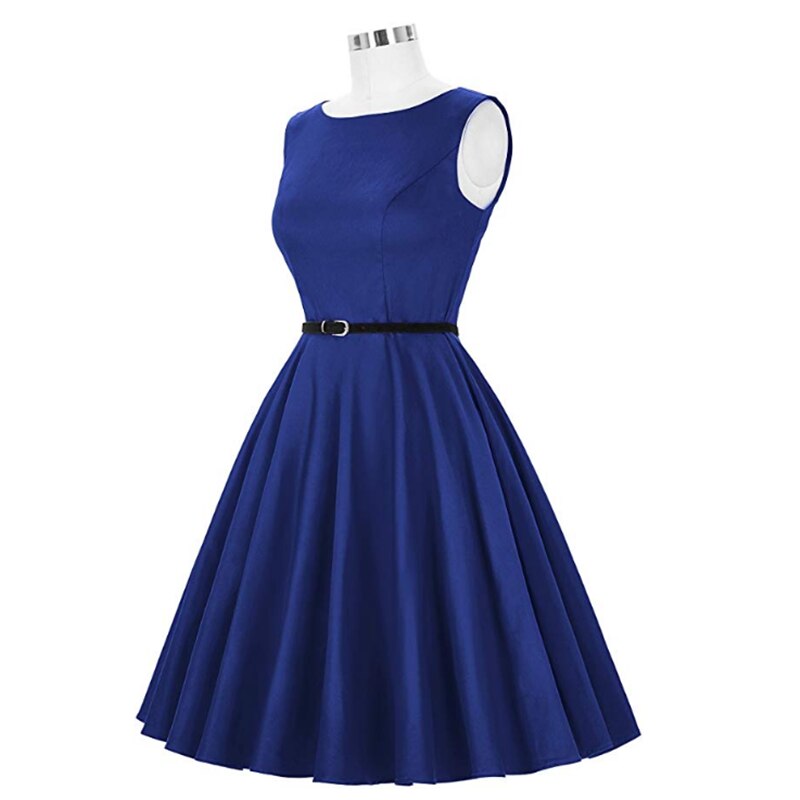 <tc>1950's</tc> Pin Up Hepburn Flared Dress