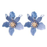 <tc>1930's</tc> Retro Resin Flower Earrings