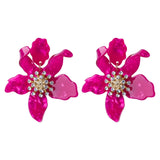 <tc>1930's</tc> Retro Resin Flower Earrings