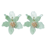 <tc>1930's</tc> Retro Resin Flower Earrings