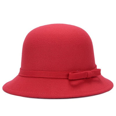 Années 60 Chapeau Cloche Vintage Mod Rouge - Ma Penderie Vintage