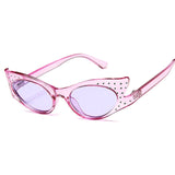 <tc>1960's</tc> Studs Cat Eye Sunglasses